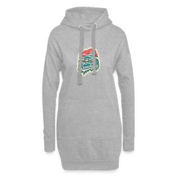 Kraichgau, Bade, Wurtemberg Hiver - Sweat-shirt à capuche long Femme - gris chiné - Devant