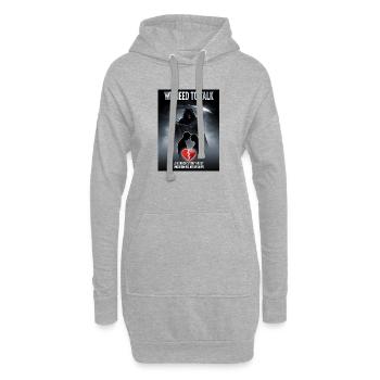 We Need to Talk Horror Beziehungen - Filmplakat - Hoodie-Kleid - Grau meliert - Vorne