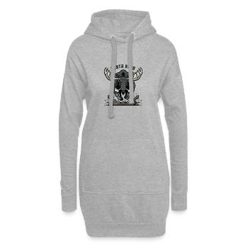 North Rush Nördliche Impulskraft - Hoodie-Kleid - Grau meliert - Vorne