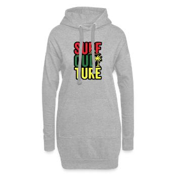Surfer Shirt, Jamaika Edition Shirt, Hoodie, Tasse - Hoodie-Kleid - Grau meliert - Vorne