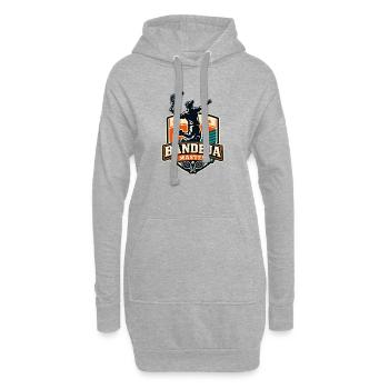 Bandeja Meister Tennis Schild - Hoodie-Kleid - Grau meliert - Vorne