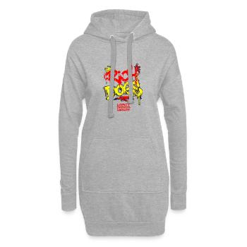 Rich Dogs Graffiti Crown - Hoodie Dress - heather grey - Front