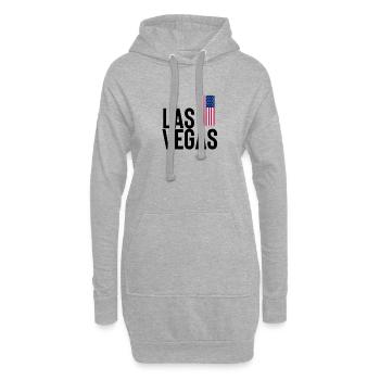 Las Vegas - Hoodie-Kleid - Grau meliert - Vorne