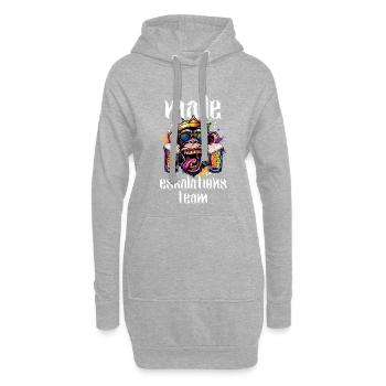 Malle Eskalations Team - Hoodie-Kleid - Grau meliert - Vorne