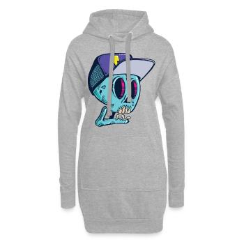 Tod T Shirts - Hoodie-Kleid - Grau meliert - Vorne
