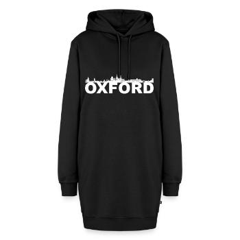 Oxford England Skyline Geschenk Idee UK - Hoodie-Kleid - Schwarz - Vorne
