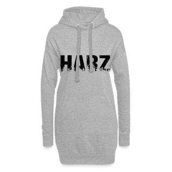 Harz Wald Natur - Hoodie-Kleid - Grau meliert - Vorne