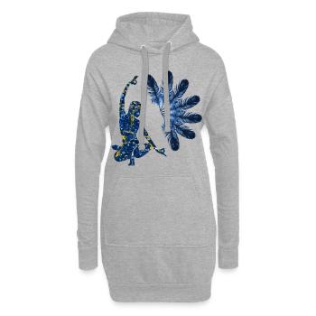 yoga 22 e 272 - Hoodie-Kleid - Grau meliert - Vorne