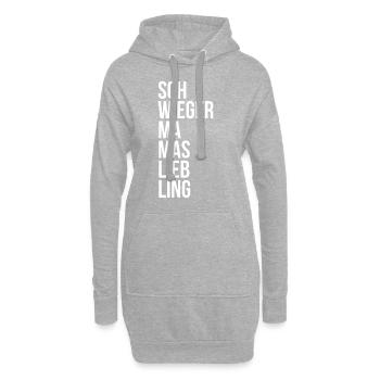 SCHWIEGER MAMAS LIEBLING - Schwiegermutter WEISS - Hoodie-Kleid - Grau meliert - Vorne