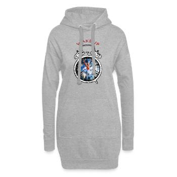 Protection du climat, conservation de la nature, changement climatique - Sweat-shirt à capuche long Femme - gris chiné - Devant