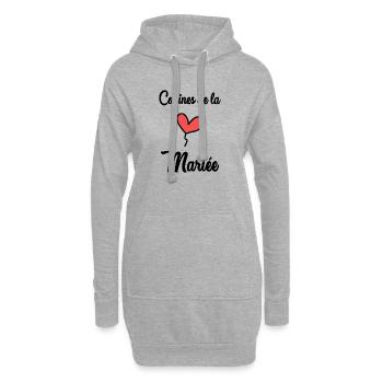 FREUNDINNEN DER BRAUT - Hoodie-Kleid - Grau meliert - Vorne