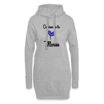 FREUNDINNEN DER BRAUT - Hoodie-Kleid - Grau meliert - Vorne