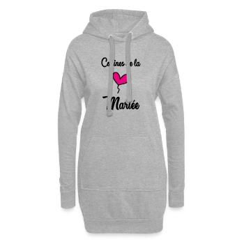 FREUNDINNEN DER BRAUT - Hoodie-Kleid - Grau meliert - Vorne