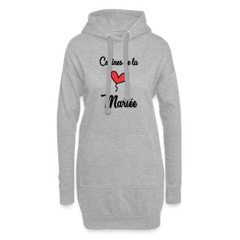 FREUNDINNEN DER BRAUT - Hoodie-Kleid - Grau meliert - Vorne