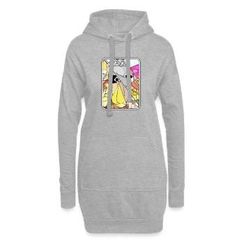 GEBROCHENE TÖNE - Hoodie-Kleid - Grau meliert - Vorne
