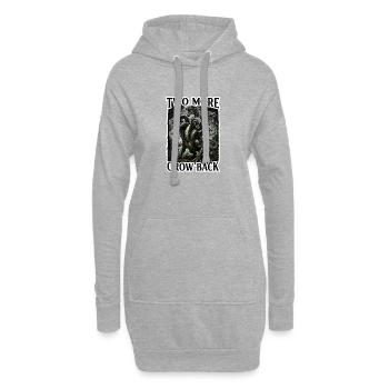 Two More Grow Back - Hydra Dragon TTRPG Design - Sweat-shirt à capuche long Femme - gris chiné - Devant