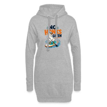  Backprint | SUP Paddleboard Board Stand Up paddel - Hoodie-Kleid - Grau meliert - Vorne