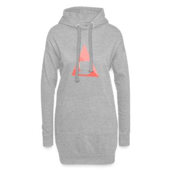 Computer Computerarbeit Informatik - Hoodie-Kleid - Grau meliert - Vorne