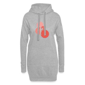 Richter Gericht Versicherung - Hoodie-Kleid - Grau meliert - Vorne