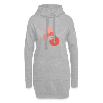 Wasserski Jet Ski Wassersport - Hoodie-Kleid - Grau meliert - Vorne