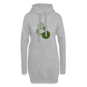 Recht Richter Versicherung - Hoodie-Kleid - Grau meliert - Vorne