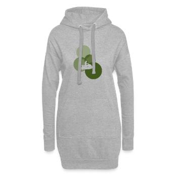Jetski Wasserski - Hoodie-Kleid - Grau meliert - Vorne