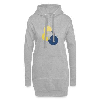Soul Groove - Hoodie Dress - heather grey - Front