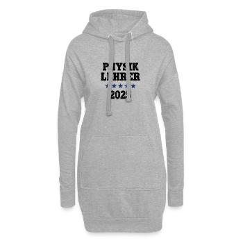 Physik Lehrer Physiklehrer 2025 Lehramt Physiker - Hoodie-Kleid - Grau meliert - Vorne