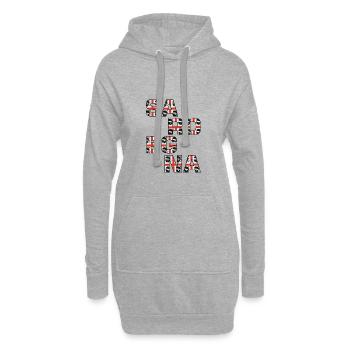 Sardegna - Hoodie-Kleid - Grau meliert - Vorne