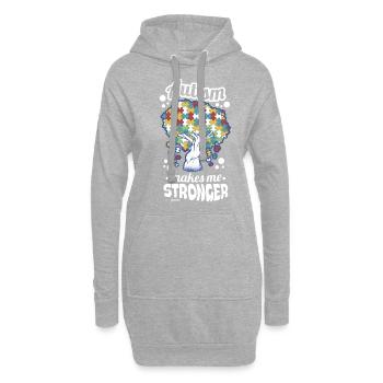 Puzzle de l’arbre de sensibilisation à l’autisme autiste - Sweat-shirt à capuche long Femme - gris chiné - Devant