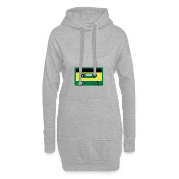 kassette - Hoodie-Kleid - Grau meliert - Vorne