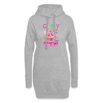 Candy Crew Décorations Sweetie Candy Squad - Sweat-shirt à capuche long Femme - gris chiné - Devant