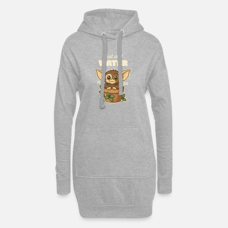 Niedlich wachsen - Hoodie-Kleid - Grau meliert