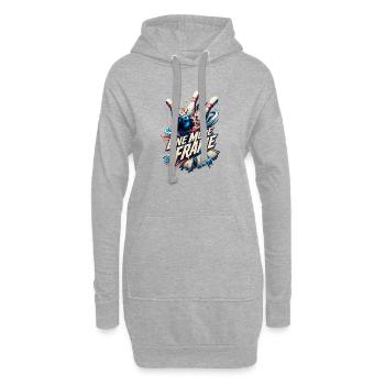 One More Frame Bowling - Hoodie-Kleid - Grau meliert - Vorne