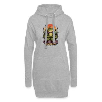 Yoga Grenouille Méditation Yoga Grenouille Pilates Grenouille - Sweat-shirt à capuche long Femme - gris chiné - Devant
