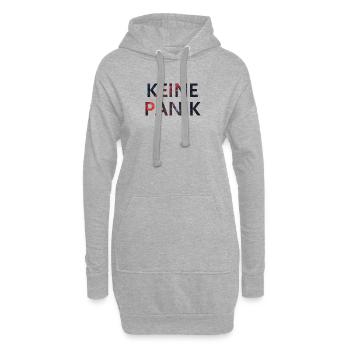 Keine Panik 4 - Hoodie-Kleid - Grau meliert - Vorne