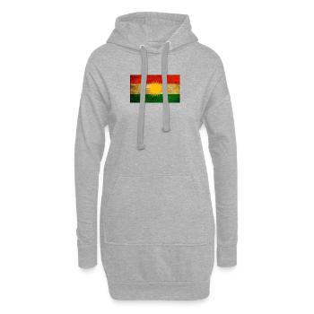 Kurdistan - Hoodie-Kleid - Grau meliert - Vorne