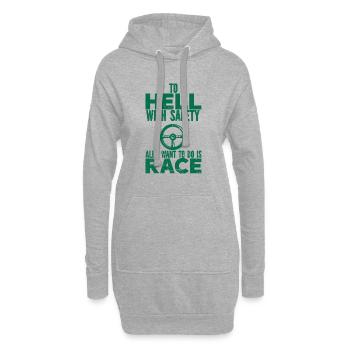 Voiture Vintage Racing Car Lovers Voiture Vétérans - Sweat-shirt à capuche long Femme - gris chiné - Devant