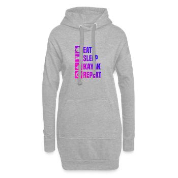 Kayak Canoë Kayak Femmes Hommes Kayak - Sweat-shirt à capuche long Femme - gris chiné - Devant