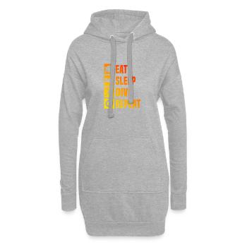 Scuba Diver Diving Diver Scuba Taucher - Hoodie-Kleid - Grau meliert - Vorne