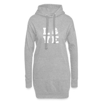 Plongée Plongeuse Scuba Diver Femmes Scuba Diver - Sweat-shirt à capuche long Femme - gris chiné - Devant