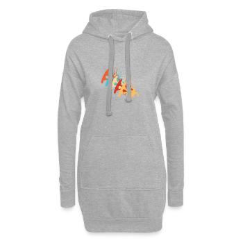 Kitesurf Kiting Femme Kitesurfers Homme - Sweat-shirt à capuche long Femme - gris chiné - Devant