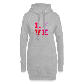 Fitness Hommes Jogging Course Course Jogging - Sweat-shirt à capuche long Femme - gris chiné - Devant