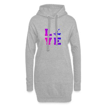 Kayak Femmes Canoë Kayak Kayak Hommes - Sweat-shirt à capuche long Femme - gris chiné - Devant