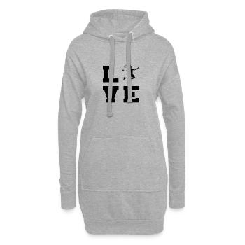 Joueurs de badminton Badminton Hommes Squash Badminton - Sweat-shirt à capuche long Femme - gris chiné - Devant