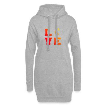 Kitesurf Homme Kitesurfer Kitesurf Kitesurf - Sweat-shirt à capuche long Femme - gris chiné - Devant