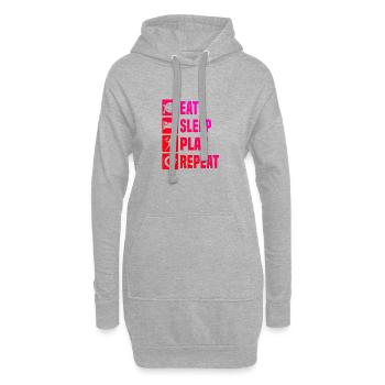 Jeux de Pickleball Racquetball Femme Pickleball - Sweat-shirt à capuche long Femme - gris chiné - Devant