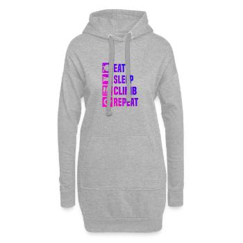 Grimpeurs Escalade Bloc Grimpeurs Bloc - Sweat-shirt à capuche long Femme - gris chiné - Devant