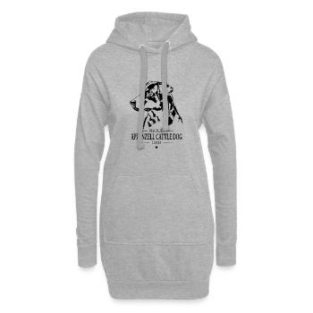 Appenzell Cattle Dog Dad Hunde Wilsigns - Hoodie-Kleid - Grau meliert - Vorne