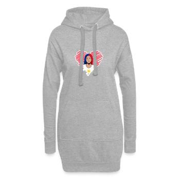 Philippinen Filipina Flagge Dalagang I Geschenk - Hoodie-Kleid - Grau meliert - Vorne